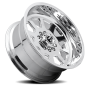 Dually Wheels 22X12 FF09D Dually DE09 Super Single PO 8 On 180 Polished 124.3 Bore -50 Offset Front Dually Fuel Off Road Wheels