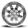 Dually Wheels 24X8.25 FF09D Dually DE09 PO 8 On 165.1 Polished 121.7 Bore -240 Offset Outer Dually Fuel Off Road Wheels