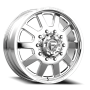 Dually Wheels 24X8.25 FF09D Dually DE09 PO 10 On 225 Polished 170.1 Bore 105 Offset Front Dually Fuel Off Road Wheels