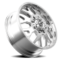 Dually Wheels 20X8.25 FF19D Dually DE19 PO 10 On 225 Polished 170.1 Bore 105 Offset Front Dually Fuel Off Road Wheels