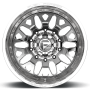 Dually Wheels 22X8.5 FF19D Dually DE19 PO 8 On 210 Polished 154.3 Bore -221 Offset Outer Dually Fuel Off Road Wheels