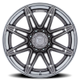 Aluminum Wheels 20X10 Brawl FC401AP 8 On 180 Platinum Silver Chrome Lip 124.2 Bore -18 Offset Fuel Off Road Wheels