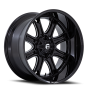 Aluminum Wheels 20X10 Darkstar FC853BE 5 On 114.3/5 On 127 Gloss Black/Milled 78.1 Bore -18 Offset Fuel Off Road Wheels