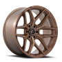 Aluminum Wheels 18X9 Flux 6 FC854ZR 6 On 139.7 Platinum Bronze 106.1 Bore 30 Offset Fuel Off Road Wheels