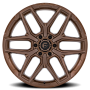 Aluminum Wheels 18X9 Flux 6 FC854ZR 6 On 139.7 Platinum Bronze 106.1 Bore 30 Offset Fuel Off Road Wheels