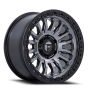 Aluminum Wheels 18X9 Rincon SBL FC857AB 6 On 135 Matte Gunmetal Gray Matte Black Lip 87.1 Bore 1 Offset Fuel Off Road Wheels