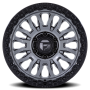 Aluminum Wheels 20X10 Rincon SBL FC857AB 5 On 127 Matte Gunmetal Gray Matte Black Lip 71.5 Bore -18 Offset Fuel Off Road Wheels