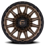 Aluminum Wheels 17X9 Piston FC866 ZB 6 On 139.7 Matte Bronze/Gloss Black Lip 106.1 Bore -12 Offset Fuel Off Road Wheels