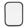 GROTE LIGHTING 12073 Rolled-Rim Mirror with Ball Swivel, Stainless Steel