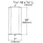 GROTE LIGHTING 16053 Ice & Frost-Free Heated West Coast Mirror, Stainless Steel