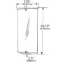 GROTE LIGHTING 16284 Navistar® Aluminum West Coast Replacement Mirrors, Not Heated