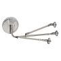 GROTE LIGHTING 28443 Conventional Fender-Mount Mirrors, Stainless Steel Assembly w/ Mirror