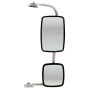 GROTE LIGHTING 28453 Split Mirror, Stainless Steel