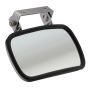 GROTE LIGHTING 28763 Rectangular Over-The-Door Convex Mirror, Black