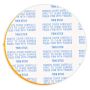 GROTE LIGHTING 40053 Round Stick-On Reflector, Amber