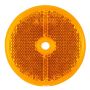 GROTE LIGHTING 40093 Sealed Center-Mount Reflector, Amber