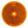 GROTE LIGHTING 40153 Sealed Center-Mount Reflector, Amber
