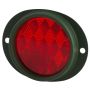 GROTE LIGHTING 40162 Steel Two-Hole Mounting Reflector, Military Green w/ Gasket