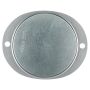 GROTE LIGHTING 40192 Steel Two-Hole Mounting Reflector, Silver Housing w/ Gasket