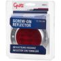 GROTE LIGHTING 40232-5 Aluminum Two-Hole Mounting Reflectors, Red