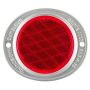GROTE LIGHTING 40232 Aluminum Two-Hole Mounting Reflectors, Red