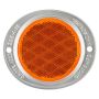 GROTE LIGHTING 40233 Aluminum Two-Hole Mounting Reflectors, Amber