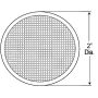 GROTE LIGHTING 41002 Round Stick-On Reflector, 2