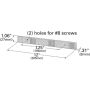 GROTE LIGHTING 41121 Reflective Strips, 12