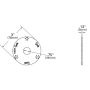 GROTE LIGHTING 42292 MicroNova® DOT Round Adapter Brackets, 3
