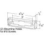 GROTE LIGHTING 43390 Mounting Bracket For Large Rectangular Lights, Gray Kit (43780 + 66981)