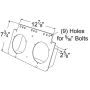 GROTE LIGHTING 43655 Mounting Modules For 4
