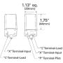 GROTE LIGHTING 44700 3 Pin Flashers, 16 Light Electronic (Pilot), 12V