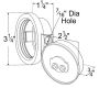 GROTE LIGHTING 45043 CLR/MKR LAMP,YEL,KIT (45813+91400+67050)