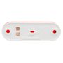 GROTE LIGHTING 45252 CLR/MKR LAMP,RED, THIN-LINE, SINGLE BULB