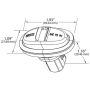 GROTE LIGHTING 45303 MicroNova® LED Clearance Marker Lights, Amber, Hardshell
