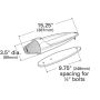GROTE LIGHTING 45993 CAB MKR,YEL/CHRM SHOCK MNT TORPEDO STYLE
