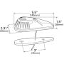 GROTE LIGHTING 46543 Economy Cab Marker Lights, Amber