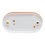 GROTE LIGHTING 46703 Single-Bulb Oval Clearance Marker Lights, Optic Lens