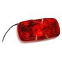 GROTE LIGHTING 46782 Two-Bulb Square-Corner Clearance Marker Lights, Die-Cast