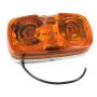 GROTE LIGHTING 46783 Two-Bulb Square-Corner Clearance Marker Lights, Die-Cast