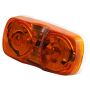 GROTE LIGHTING 46793-5 Two-Bulb Square-Corner Clearance Marker Lights, Duramold