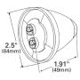 GROTE LIGHTING 47222 CLR/MKR LMP,2.5