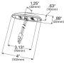 GROTE LIGHTING 47913 M5 Series LED Clearance Marker Lights, .180