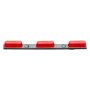 GROTE LIGHTING 49062 CLR/MKR LAMP, RED, THIN-LINE BAR