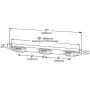 GROTE LIGHTING 49182 SuperNova® LED Light Bars, Red