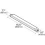 GROTE LIGHTING 49192 Thin-Line LED Light Bars, Red