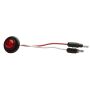 GROTE LIGHTING 49322 MicroNova® Dot LED Clearance Marker Lights, Red, with Grommet
