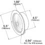 GROTE LIGHTING 50232 Economy Steel Lights, Double Contact