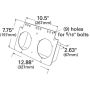 GROTE LIGHTING 51090 Mounting Modules For 4
