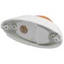 GROTE LIGHTING 52063 Small Aerodynamic Combination Marker Side Turn Lights, White Base